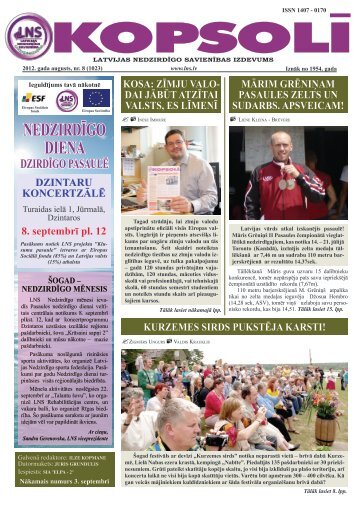 UzklikÅ¡Ä·iniet uz attÄla un jums atvÄrsies avÄ«ze. - Latvijas NedzirdÄ«go ...