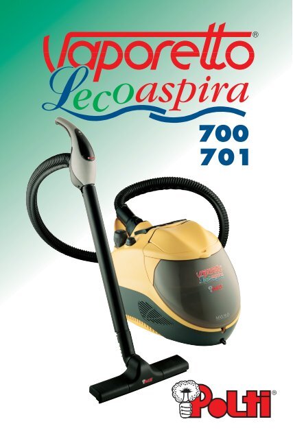 Polti Vaporetto Lecoaspira Parquet Steam Water Based Vacuum Cleaner