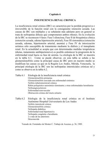 Capítulo 6 INSUFICIENCIA RENAL CRONICA La ... - Ecotropicos