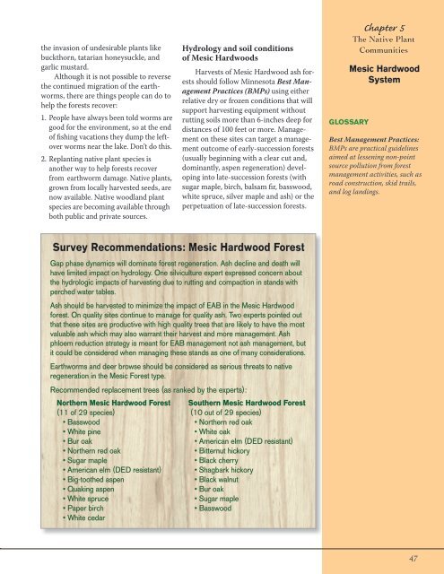 Ash Management Guide for Private Forest Landowners