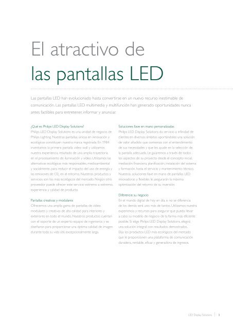 Pantallas LED - Vidiwall - Philips