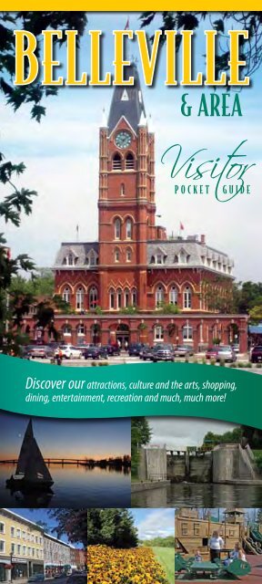 Discover our attractions, culture and the arts ... - City of Belleville