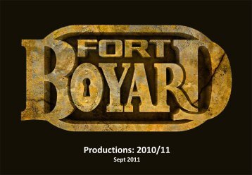Fort Boyard Productions 2010-2011 - Zodiak Rights