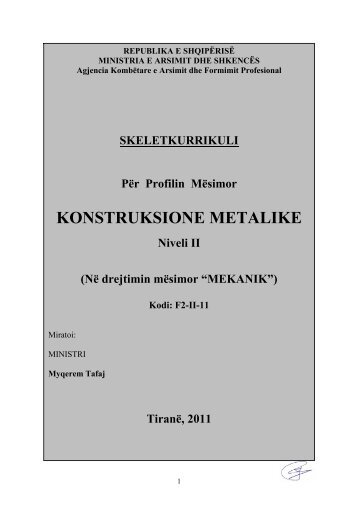 KONSTRUKSIONE METALIKE