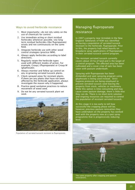 Section 2 Integrated weed management (IWM) - Weeds Australia