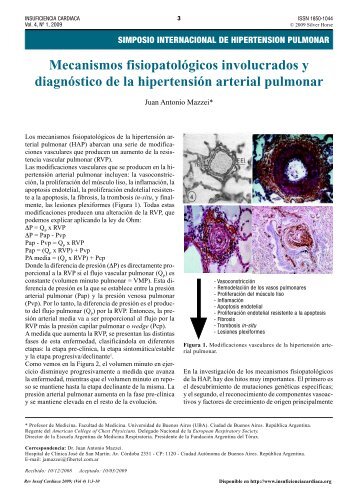 Mecanismos fisiopatolÃ³gicos involucrados y diagnÃ³stico de la ...