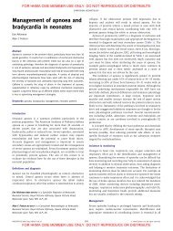 Management of apnoea and bradycardia in neonates - Hkmacme.org
