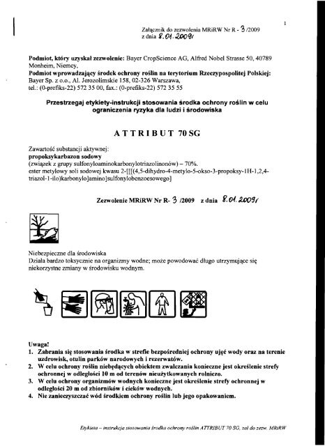 ATTRIBUT 70 SG.pdf - Bayer CropScience