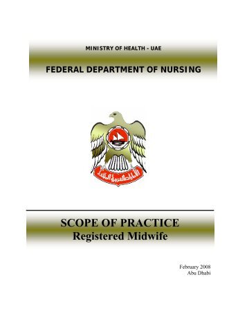 SCOPE OF PRACTICE Registered Midwife - Federal Department of ...