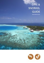 DIVE & SNORKEL GUIDE - Baros Maldives