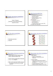 Gerard's notes - Structural Biology Labs