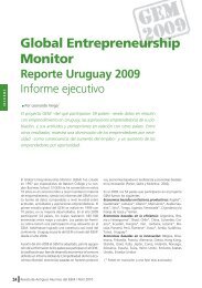 Global Entrepreneurship Monitor. Reporte Uruguay 2009 - IEEM