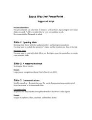 Space Weather PowerPoint - Nasa Reviews