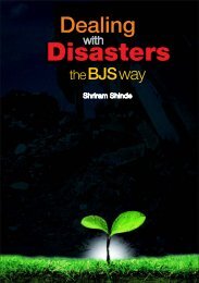 Dealing with Disasters - The BJS way Writer - Bharatiya Jain ...