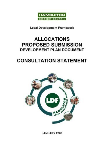 allocations proposed submission consultation statement