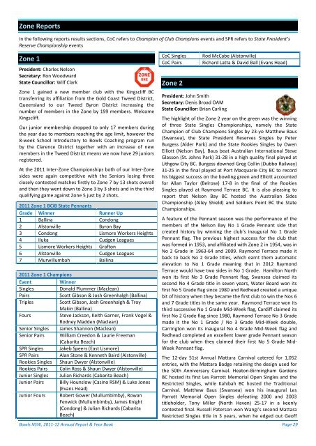 TO DOWNLOAD THE 2012 RNSWBA ANNUAL ... - Bowls NSW