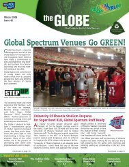 Global Spectrum Venues Go GREEN!