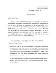 dictamen - Comision Nacional de Defensa de la Competencia