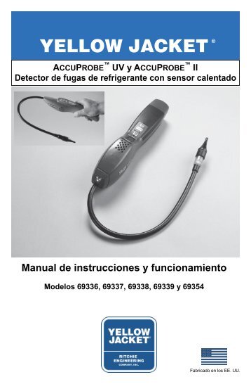 Manual de instrucciones y funcionamiento - Yellow Jacket