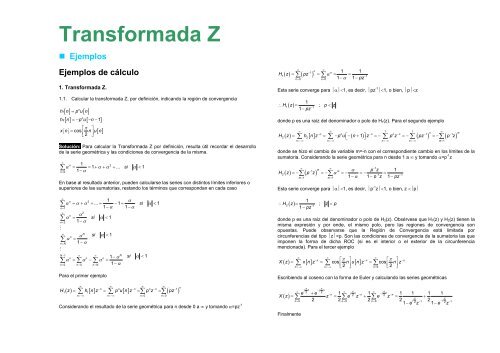 Transformada Z