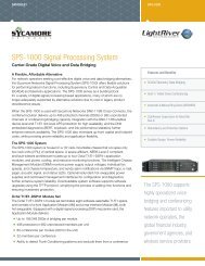 SPS-1000 Signal Processing System