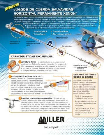 Xenon Single Sheet-spanish - Miller Fall Protection