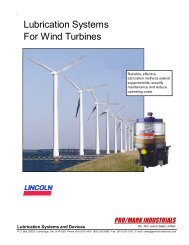 Wind Turbine Lubrication - Promarkindustrials.com