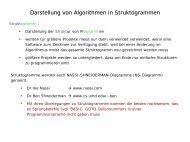 Darstellung von Algorithmen in Struktogrammen - Ober-bloebaum.de