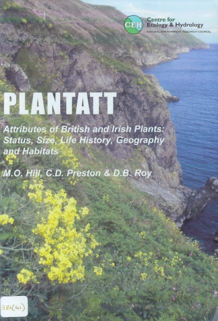 Attributes of British  and Irish Plants - Natural Environment Research ...