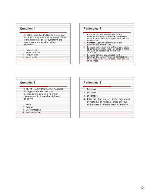 Fluid, Electrolyte, and Acid-Base Balance