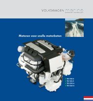 Motoren voor snelle motorboten - Volkswagen Marine