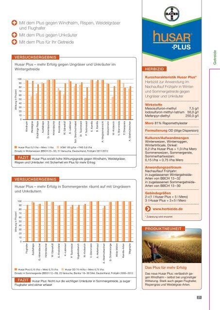 Agrar Berater Frühjahr 2014 - Bayer CropScience Deutschland GmbH