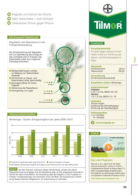 Agrar Berater Frühjahr 2014 - Bayer CropScience Deutschland GmbH