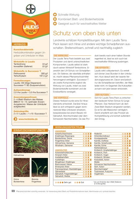 Agrar Berater Frühjahr 2014 - Bayer CropScience Deutschland GmbH