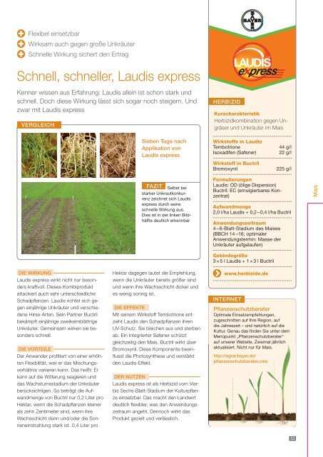 Agrar Berater Frühjahr 2014 - Bayer CropScience Deutschland GmbH