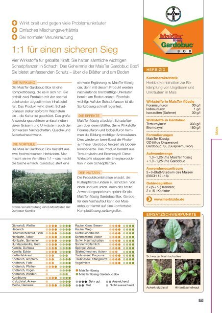 Agrar Berater Frühjahr 2014 - Bayer CropScience Deutschland GmbH