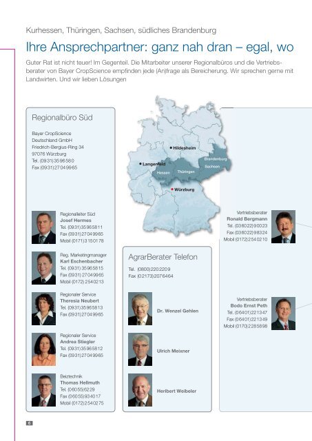 Agrar Berater Frühjahr 2014 - Bayer CropScience Deutschland GmbH