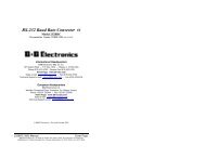 232BRC - Manual - RS-232 Baud Rate Converter - Delmation