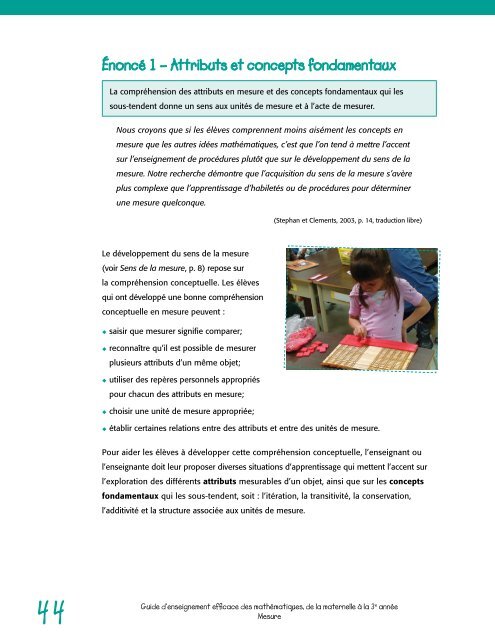 Guide d'enseignement efficace des mathématiques - L'@telier