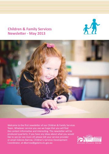 Children & Family Services Newsletter - May 2013 - Golden Plains ...