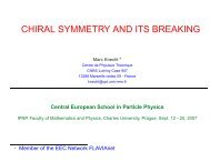 CHIRAL SYMMETRY AND ITS BREAKING