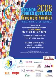 Portes ouvertes RH 2008 - Consulting News Line