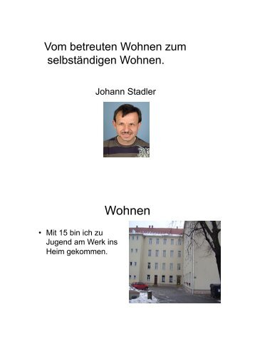Wohnen Johann Stadler.pptx - rorschacherfachtagung.ch