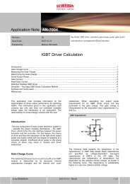 IGBT Driver Calculation - Server application notes