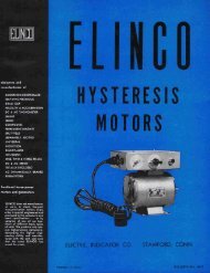 Hysteresis Motors - Stamford - Elinco