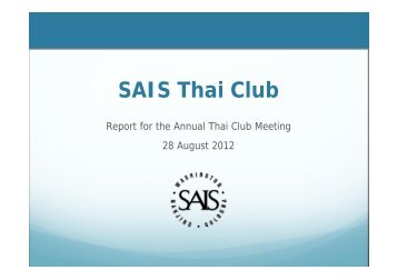 SAIS Thai Club