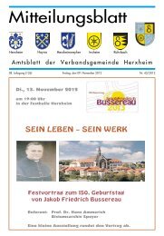 Ausgabe 45/2012 - Verbandsgemeinde Herxheim