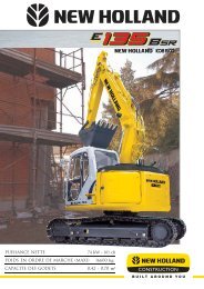 Documentation New Holland E135 BSR - Enco-materiel-TP