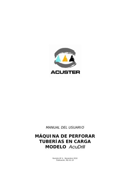 MU-41-14 Máquina de perforar ACUDRILL