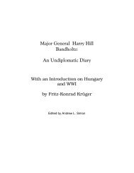 An Undiplomatic Diary - Corvinus Library - Hungarian History